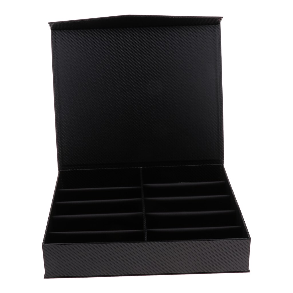 10 Space Eyeglass Sunglass Glasses Storage Display Stand Case Organizer Box