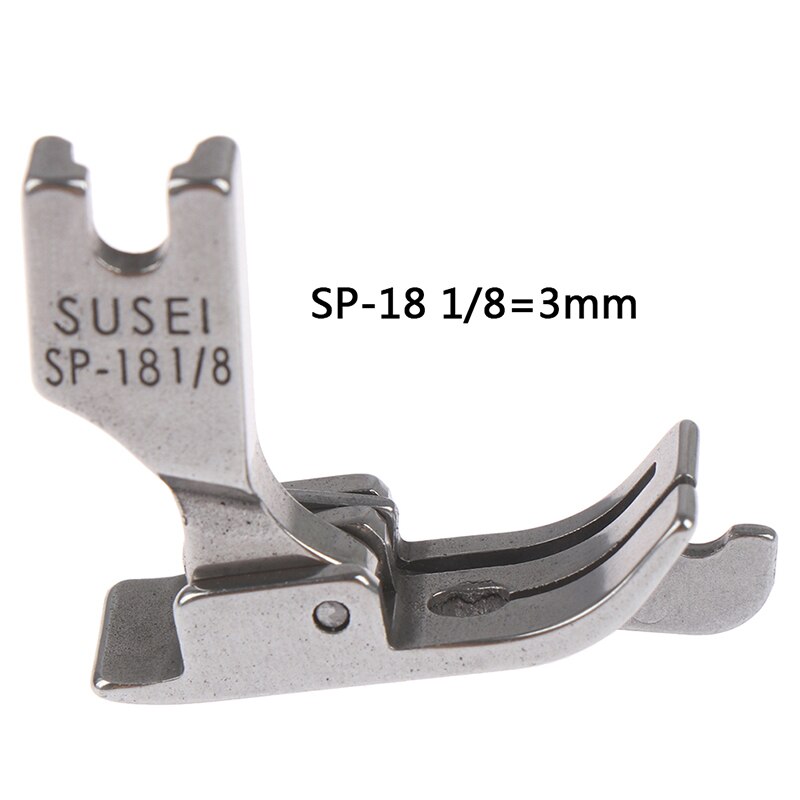1PC 1/4 1/8 3/8 1/16 3/16 5/16 1/32 Metal Presser Foot SP-18 Industrial Sewing Machine Flat Car Moving Edge Single Needle Flat: 3mm