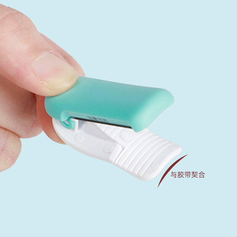 1pcs Japanese KOKUYO Washi Tape Mini Cutter Cutting Clip Light Color Series Stationery Small Hand Tear Tape Cutter