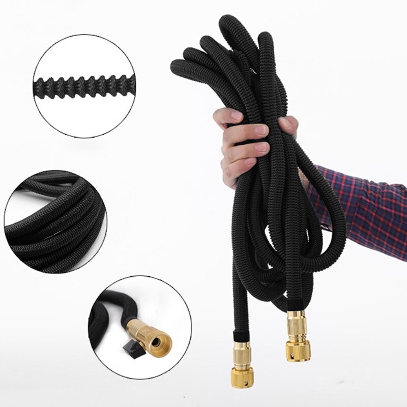 Household Magic Washing Multifunctional Telescopic High Pressure Car Wash Garden Hose Watering Set