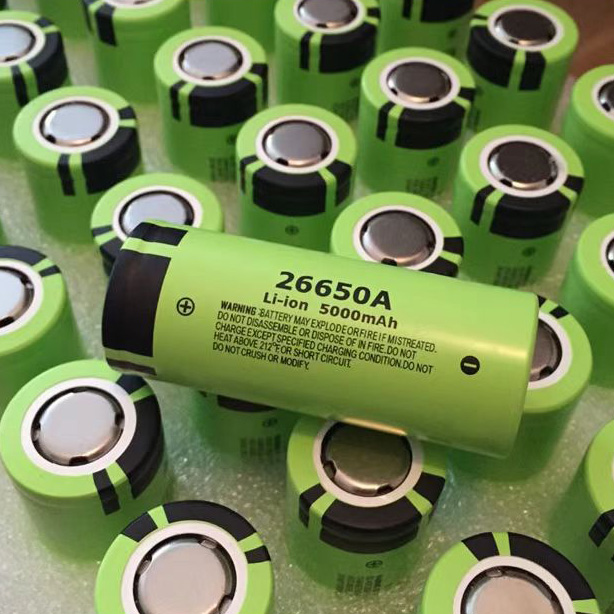 100% original 26650 20A rechargeable battery 26650A. 3.7V 5000mAh. Suitable for various lithium battery products.
