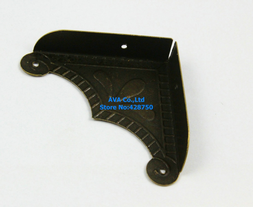 40 Pieces 49mm Antique Brass Jewelry Box Corner Box Corner Protector