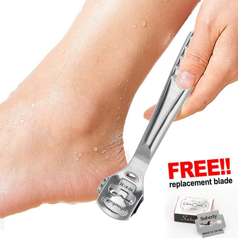 Foot Care Pedicure Stainless Steel Hard Cutter Skin Cuticle Skin Dead Shaver Removal tool Remover feet F8P9