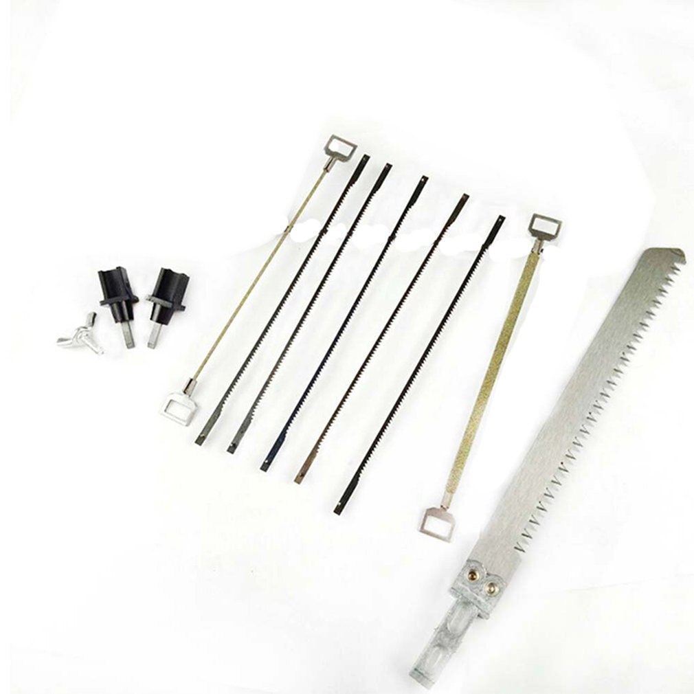 Multi-Function 12 In 1 Magic Hand Saw Diy Metal Wood Glass Kit Blades Model Multi Purpose Hobby Portable Hacksaw Set