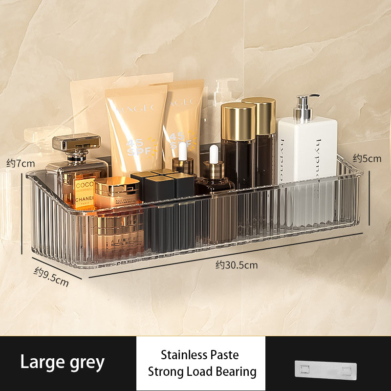 Bathroom Storage Rack Bathroom Toilet Without Punching Wall Hanger Toilet Wall Cosmetic Storage Rack