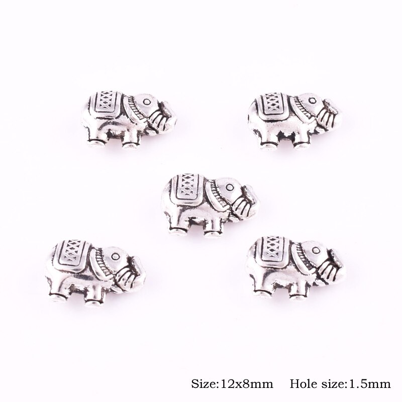 Antique Tibetan Silver Loose Metal Beads Spacer for Jewelry Making for Man Women Bracelet Necklace Earrings: 11(10pcs)