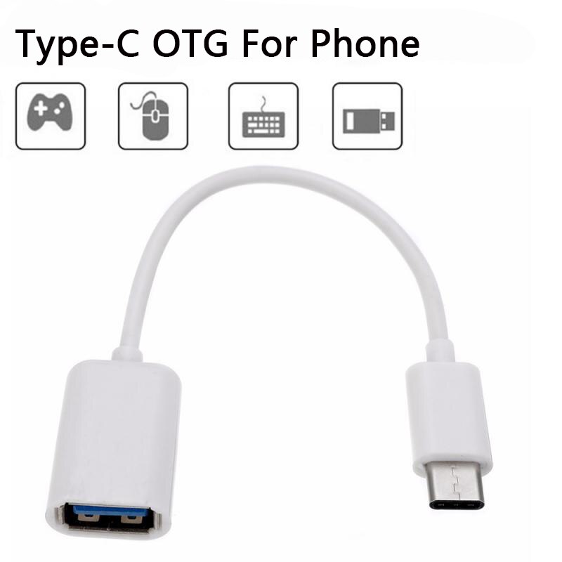 1Pc C Converter Usb 2.0 Male Naar Usb Vrouwelijke Kabel USB-C Android Otg Datakabel Usb 2.0 Type-C Otg Adapter