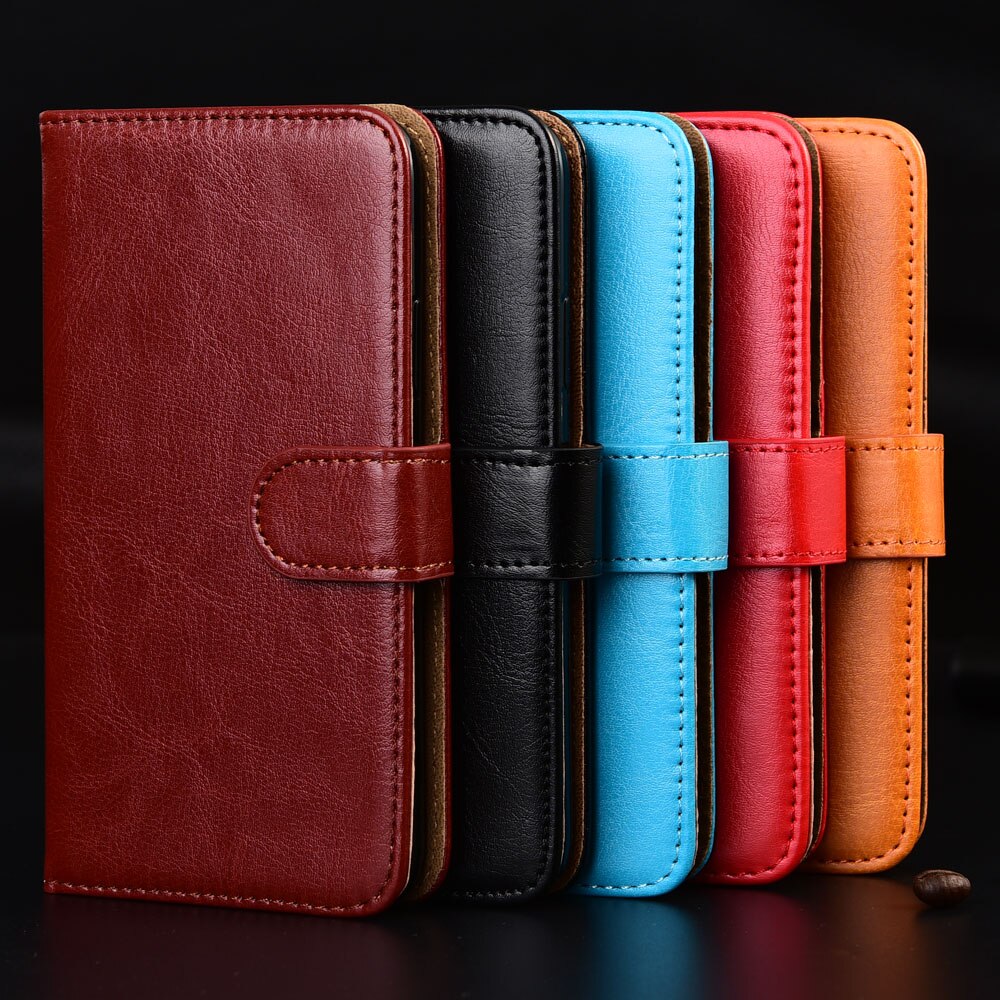 For Gigaset GS100 Case cover Kickstand flip leather Wallet case With Card Pocket