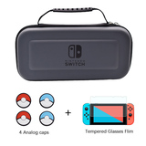 6 in 1 Portable Hard Shell Case for Nintend Switch Cute Cartoon Water-resistent EVA Carrying Storage Bag for NS Console: 7