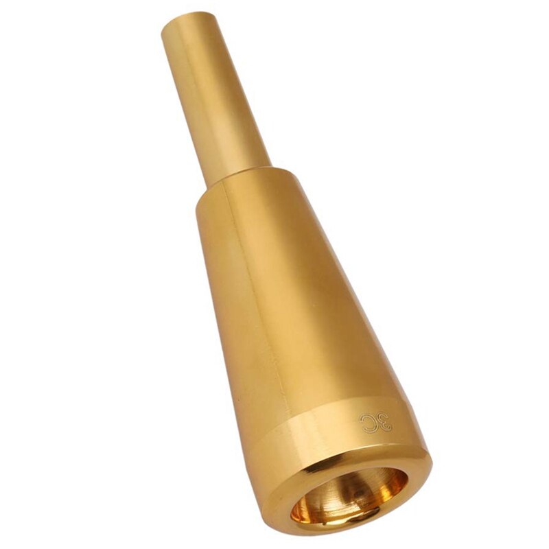 3c trompet mundstykke meg metal trompet til yamaha eller bach conn og king trompet c trompet: Guld