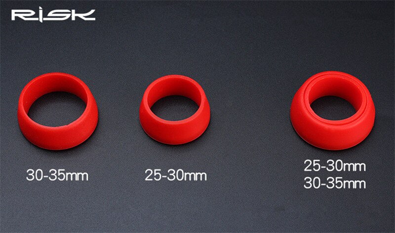 RISK Waterproof Silicone Ring Gasket for Bicycle Seatpost Protection MTB Mountain Road Bike Seat Post Dustproof Cover Washer
