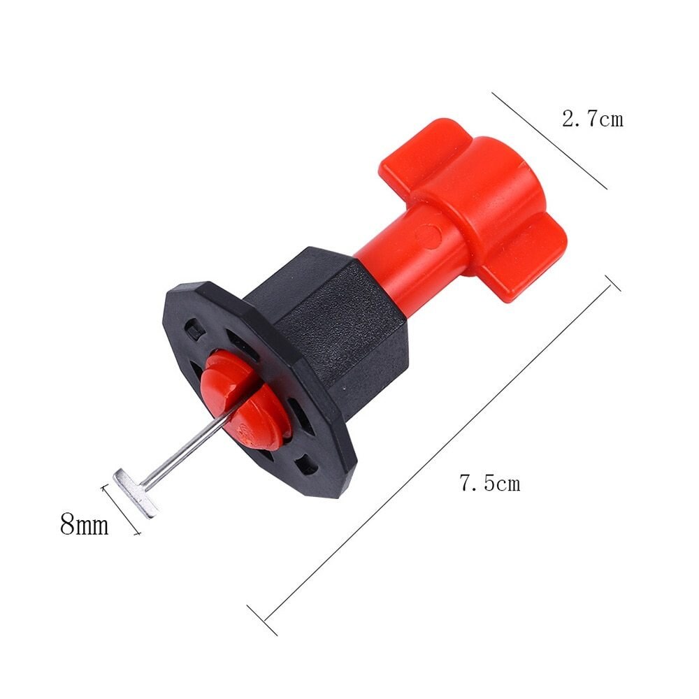 25 Pcs Tegel levellers Mini Niveau Wiggen Uitlijning Tegel Spacers voor Muur Vloertegels carrelage Leveling Leveler Locator Spacers