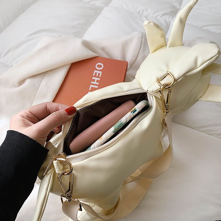 Novel Koe Vorm Rugzak Voor Vrouwen Mode Rugzak Schooltas Meisjes Portemonnees Schoudertas Tas Pu Leer