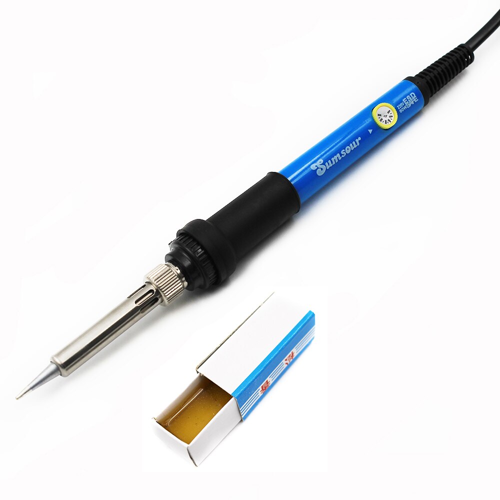 Solder Eisen 60 watt Einstellbare Temperatur Elektrische Lötkolben 110 v/220 v EU/Us-stecker Für Rework schweißen Reparatur Werkzeuge