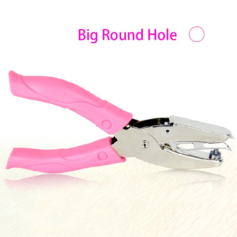 DIY Cute Circle Star Heart Hole Punch Scrapbook Paper Puncher Kawaii Single Hole Punches Craft Shape Cutter Perforator: 1