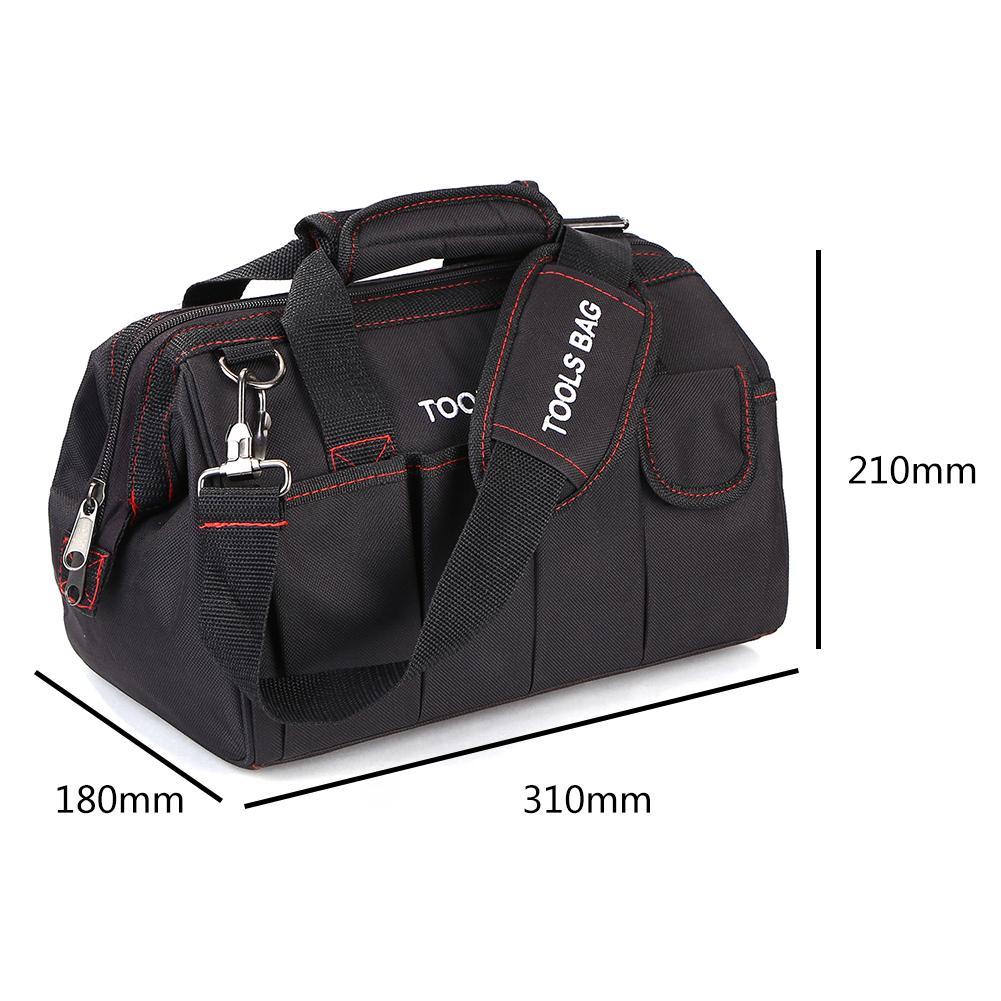 Adjustable Tool Bag Strap Hammers Screwdriver Holder Storage Repair Oxford Waterproof Large Size Metal Frame Port Organizer: A