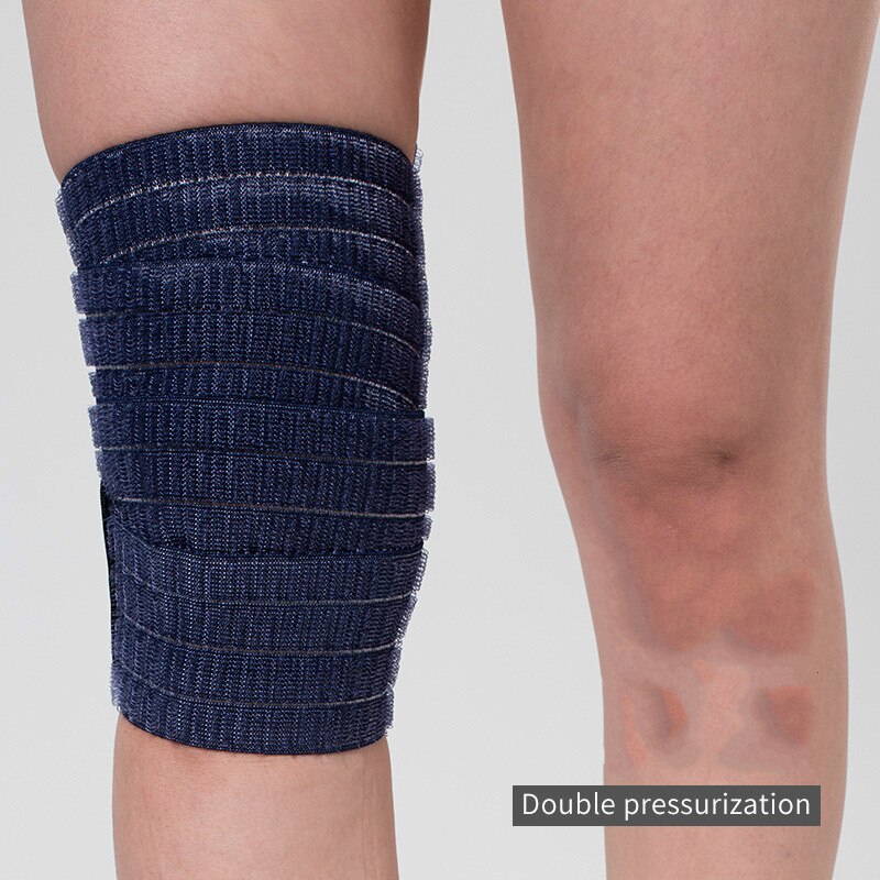 1pc 145 x 7cm elastisk sport bandage wrap tape knæben kompressionsrem støttebånd fælles plantar fasciitis squat vægtløftning