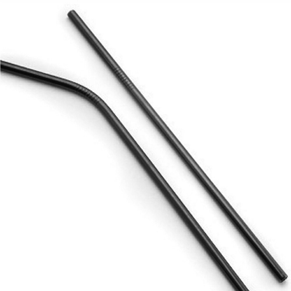Stainless Steel Metal Drinking Straw Reusable Straws Straight / Bend Pipe Kit