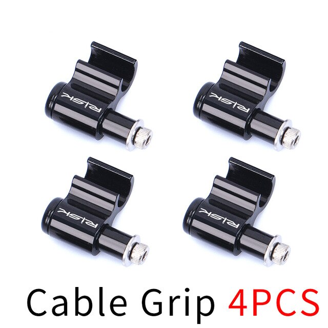 4 pcs MTB Bike Hydraulic Disc Brakes Cable Guide Housing Conversion Frame Over Line Clamp Adapter Clip for Bicycle: Default Title