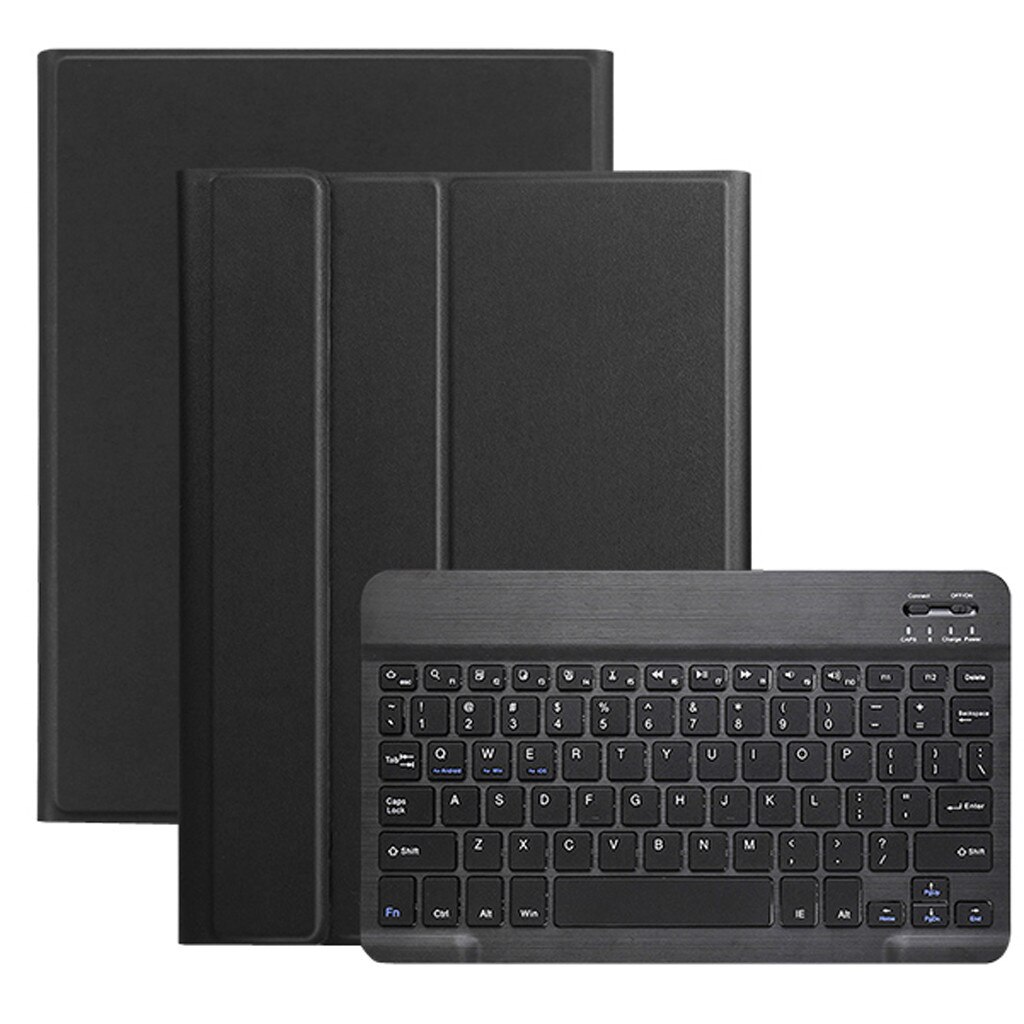 Mosunx trådlöst tangentbordsfodral för samsung galaxy tab  a 10.1 sm-t510 t515 fodral med bluetooth-tangentbord 517#3