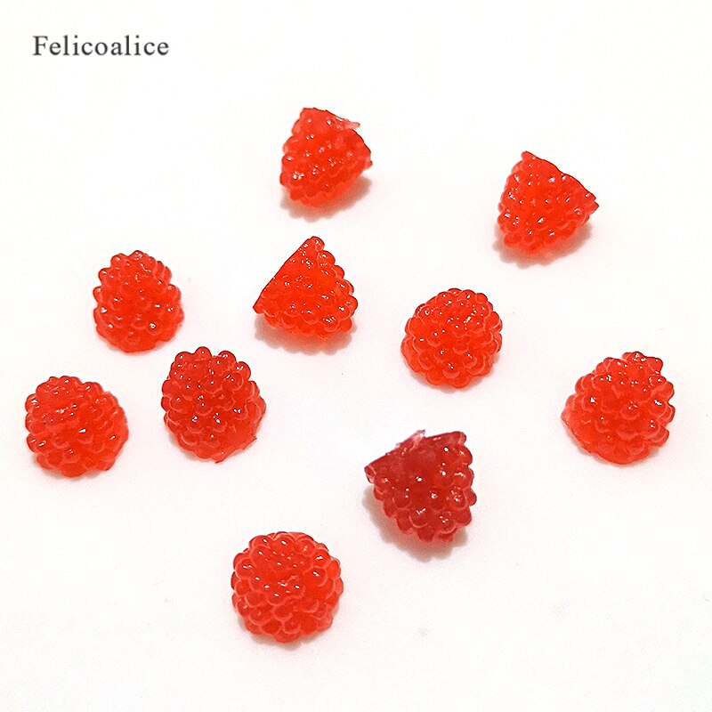 20pcs/bag Resin Fruit Slime Charms Additives Supplies Kit DIY Slime Accessories Filler For Fluffy Clear Slime Clay In Stock: 20pcs C