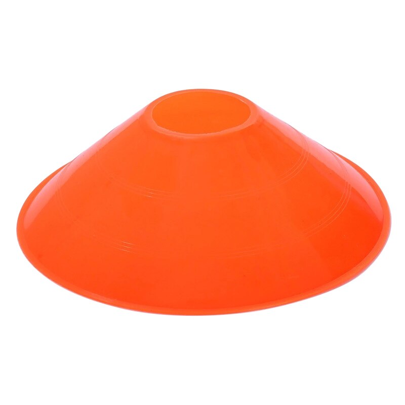 Cônes d&#39;entraînement d&#39;agilité de football avec sac de transport support en plastique pour enfants marqueurs de cône de terrain de sport cône de jeu 10 pièces: Orange