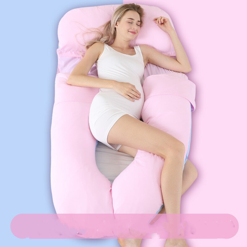 U-formet graviditet kvinder støtte mavepude barsel kropspude sidesove sengetøj almohada embarazo