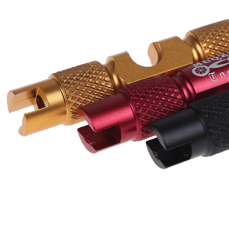 Aluminium Alloy Bicycle Double Head Wrench Valve Disassembly Tool Multifunctional Valve Removal Tool Wrench Disassembly
