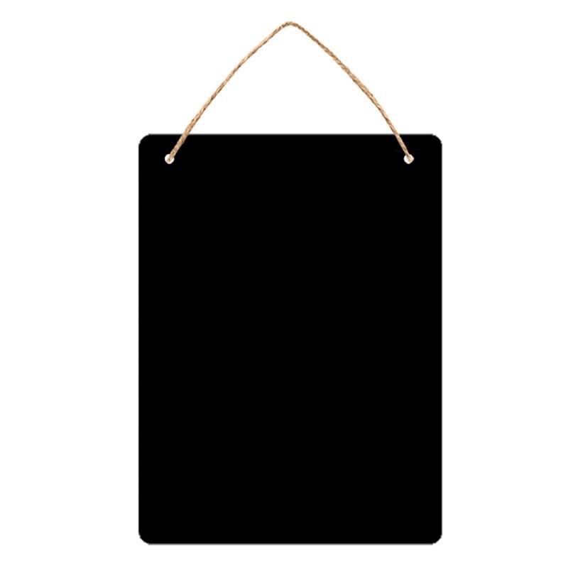 Rustic Chalkboard Hanging Signs Double Sided for standard Chalk Message Board fo: V