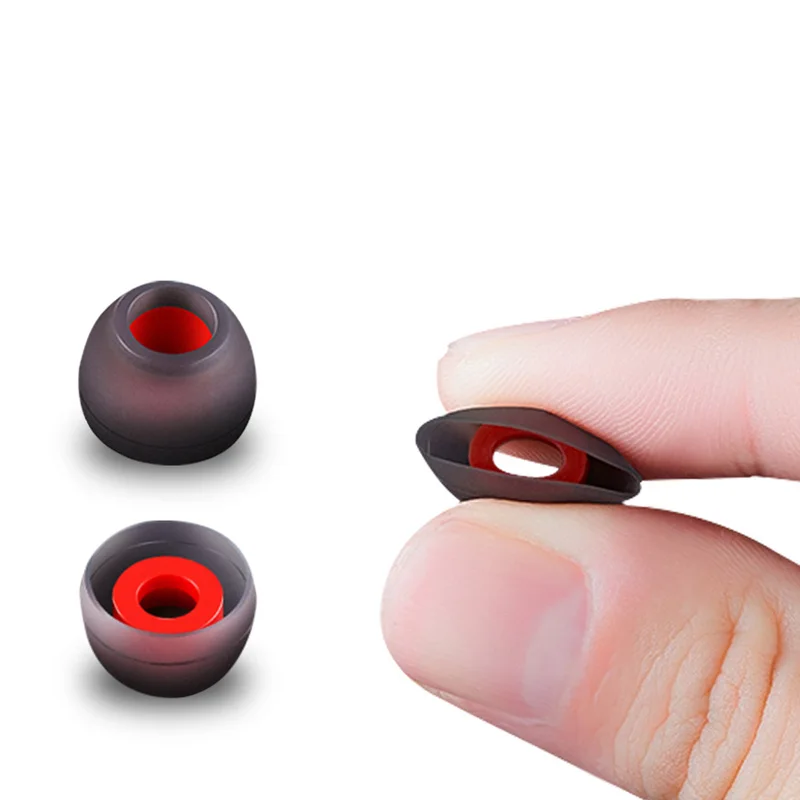 Almohadillas de silicona para auriculares, accesorios para auriculares pequeños, 3/1 pares