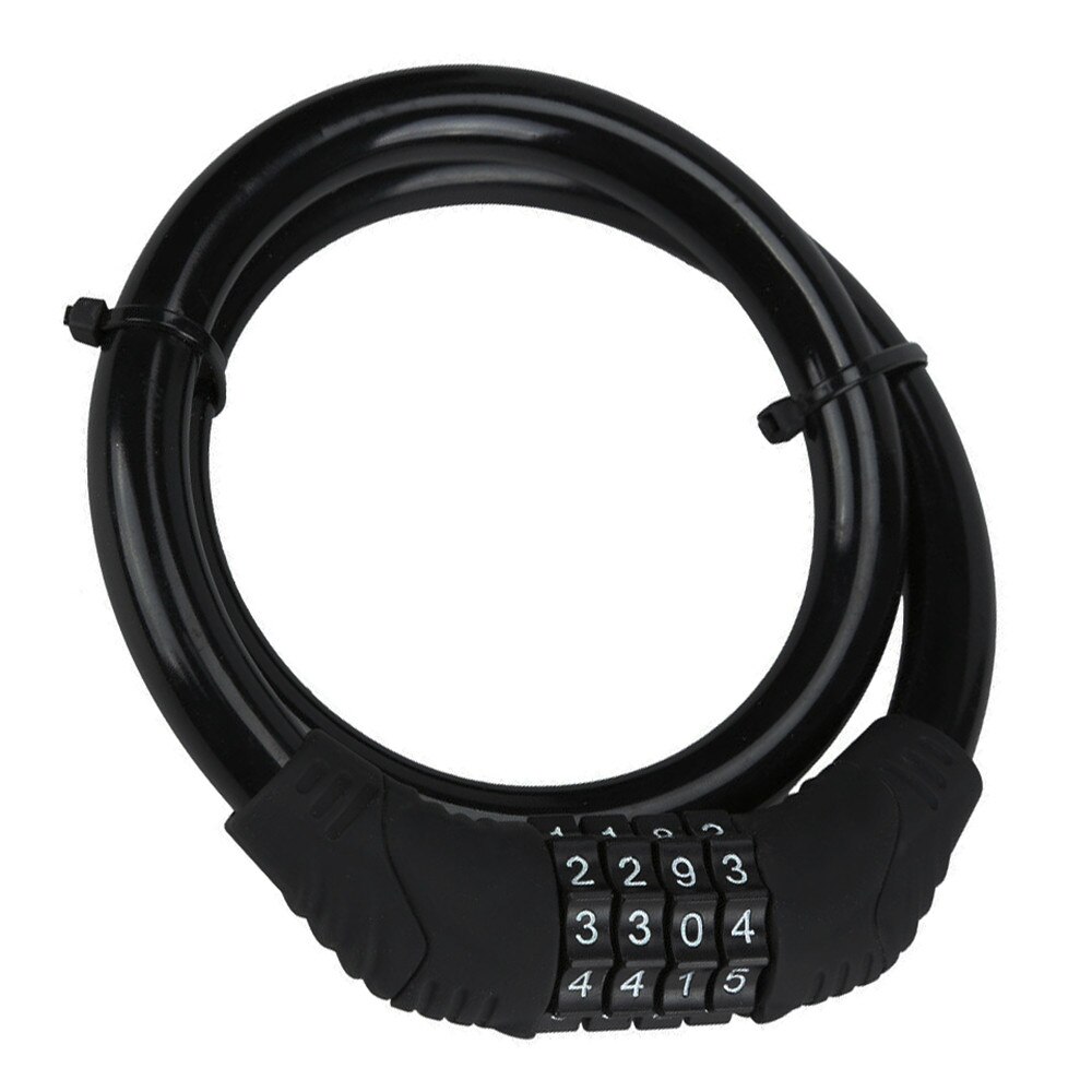 Bike Password Lock Anti-Theft Combination Number Code Bicycle Lock Steel Cable Chain Security Safety Lock Bike Cycle Accessories