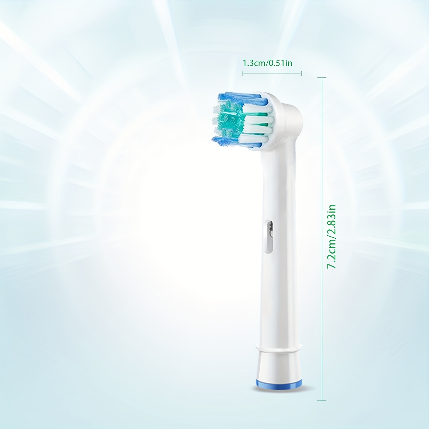 Ersatz-Zahnbürstenköpfe, kompatibel mit Oral B Braun elektrischen Zahnbürsten, Bürstenkopf-Nachfüllungen 1000 1500 3000 7000 7500 8000