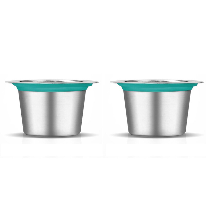 metal coffee filter refillable nestle Dolce Gusto capsule filter cup Reusable nespresso coffee bag barista tools Compatible: Metal capsule 2PC