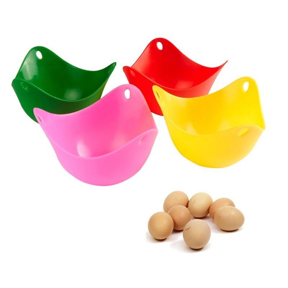 Egg poacher poach pods egg form bolle form kok egg ringer silikon pannekake kjøkkenverktøy