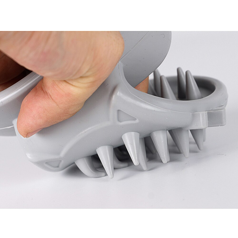 Pet Cat Massage Brush Tongue Shaped Silicone Soft Pet Hair Remover Brush Licking Cat Kitten Massage Brush Cat Grooming Tool