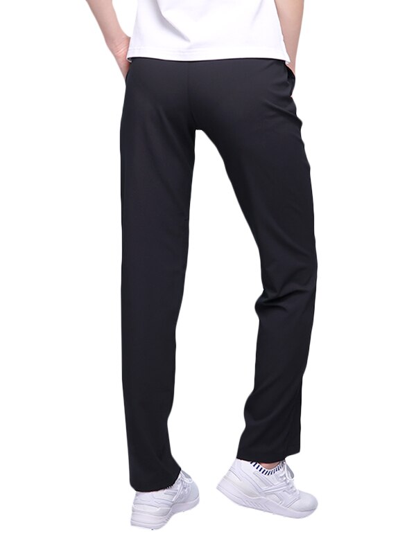 Li-Ning Vrouwen Running Sport Broek Super Licht Snel Droog Ademend Straight Elastische Plus Size Training Broek AYKM108