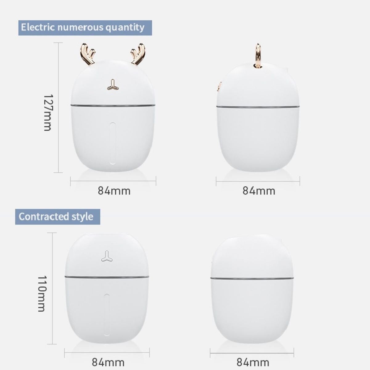 Luftfuktare hushåll sovrum liten mini luft aromaterapi rening spruta vatten påfyllning instrument usb anslutning