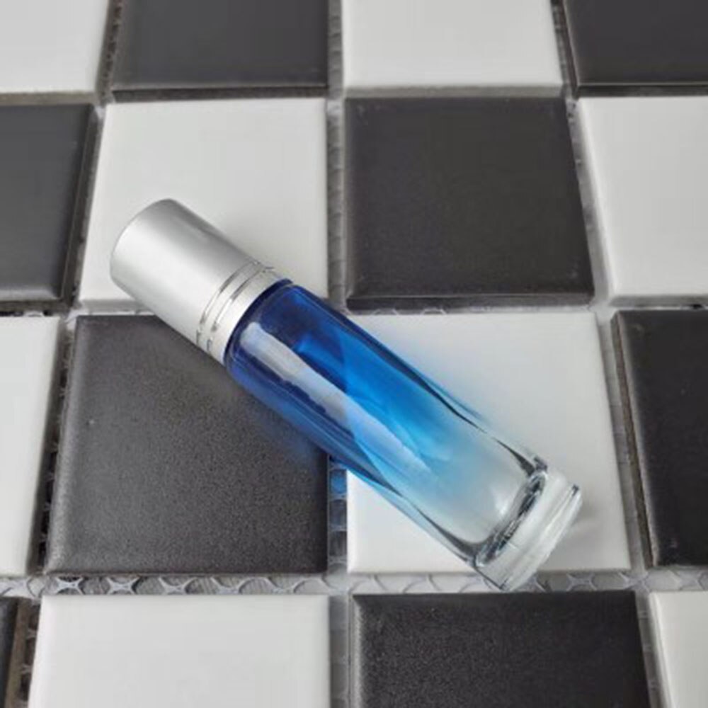 10ml gradient farve æterisk olie parfume flaske rullekugle tyk glas rulle på holdbar til rejse kosmetik beholder