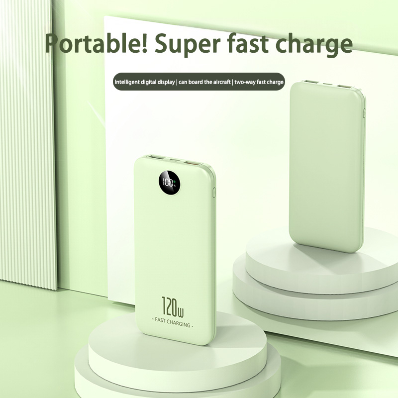 Xiaomi 120W Power Bank 200000mAh Large Capacity Fast Charging Mobile Portable Digital Display Spare Battery for Iphone Huawei