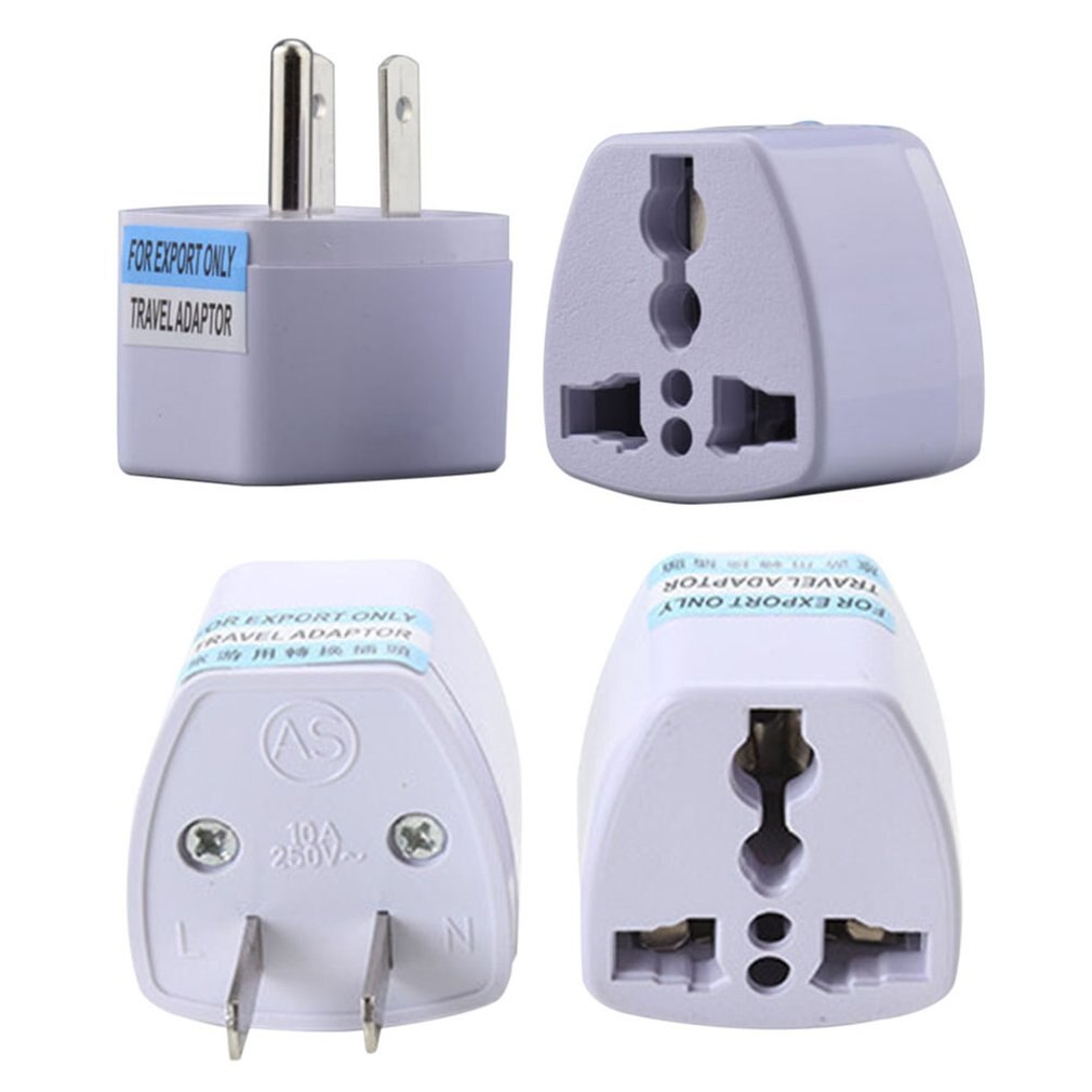 Draagbare Size Universal Us Power Socket Plug Travel Muur Ac Power Charger Outlet Adapter Converter Socket