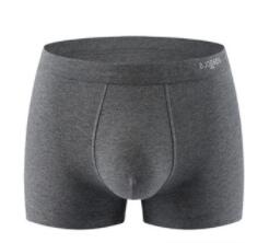 Xiaomi 3 pçs roupa interior masculina cor sólida boxershorts algodão plus size boxer masculino shorts respirável macio calcinha homem underpant: 3pcs Dgrey 3XL