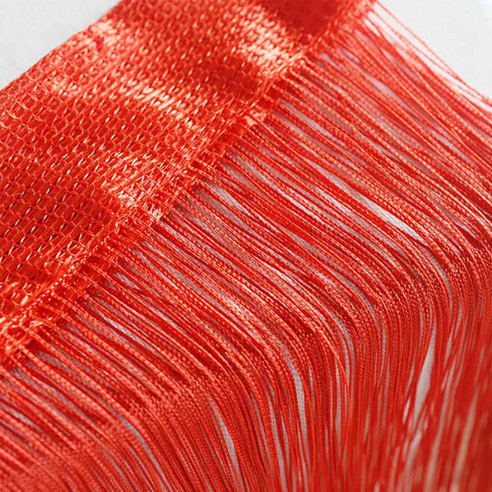 Straight curtain String Curtains Patio Net Fringe for Door Fly Screen Windows Divider Cut To Size: E