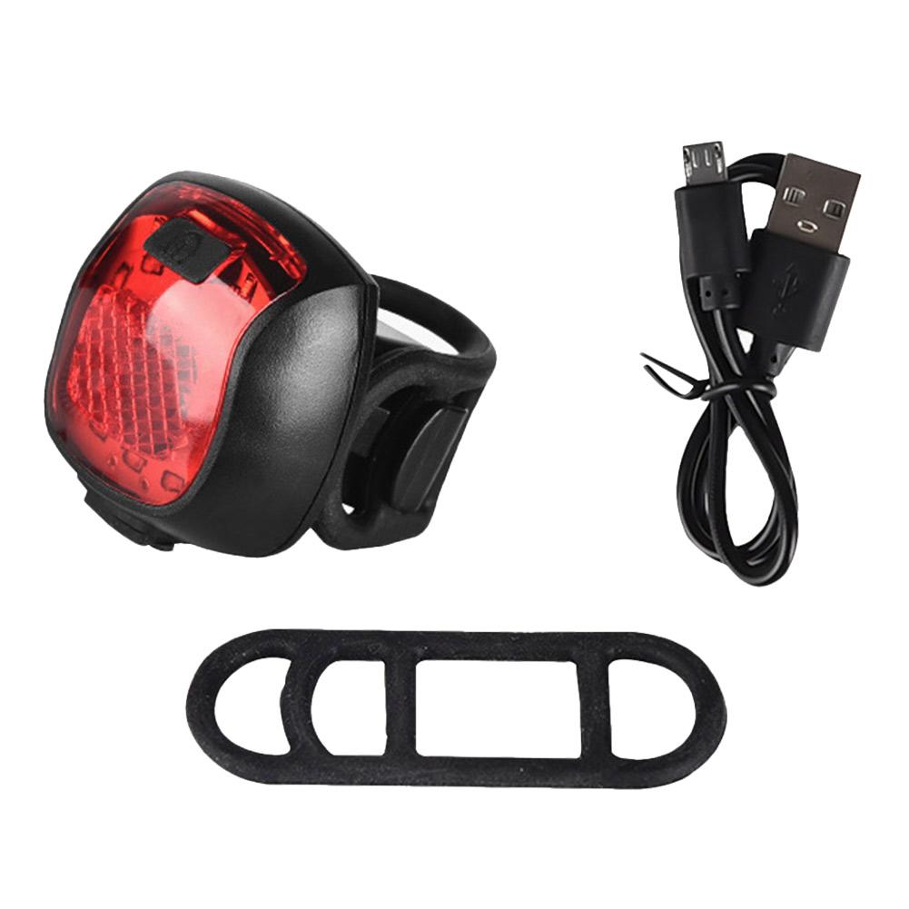 Fiets Led Achterlicht Usb Fiets Achterlicht Waterdicht Fietsen Veiligheidswaarschuwing Lamp Vijf Modi Voor Night Fietsen