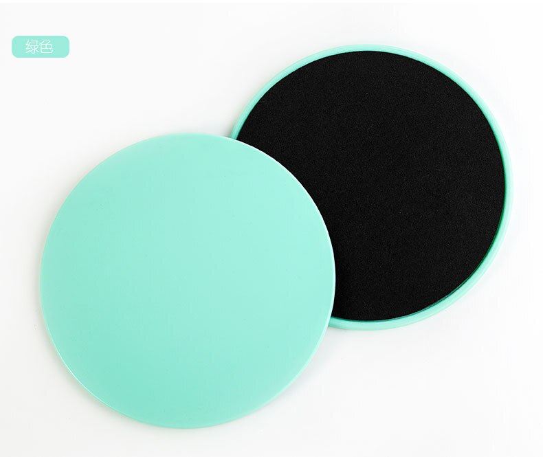 Discos deslizantes para ejercicio de Fitness, esterilla deslizante para hacer ejercicio de Yoga, de realce, gimnasio en casa, accesorios de entrenamiento de núcleo Abdominal: green