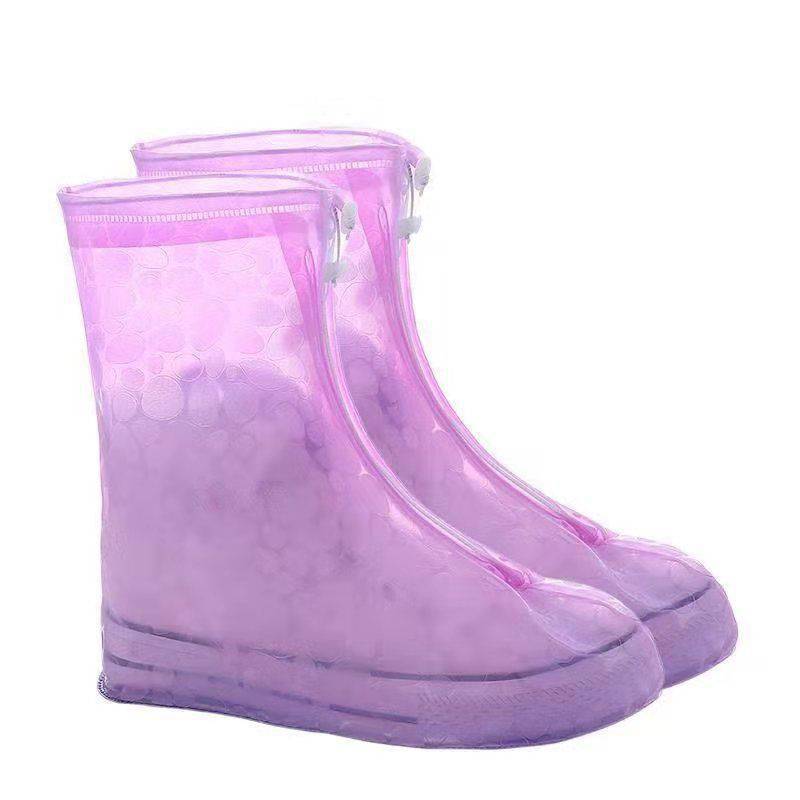 Boots Waterproof Shoe Cover Silicone Material Unisex Shoes Protectors Rain Boots Cover for Indoor Outdoor Rainy Thicker Non-slip