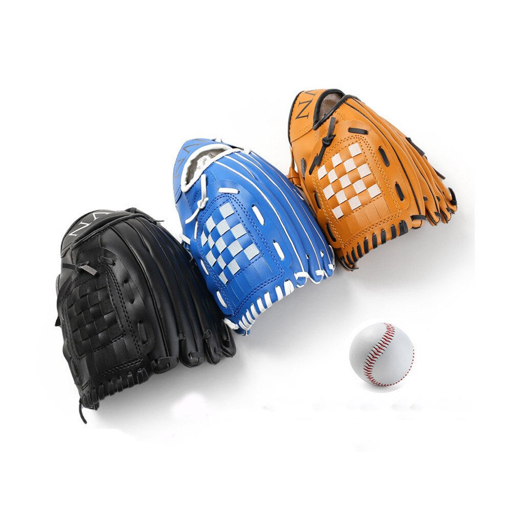 1PC sport all&#39;aria aperta guanti da Baseball per mano sinistra attrezzature per la pratica di Softball dimensioni 9.5/ 10.5/11.5/12.5 per allenamento per bambini/adulti