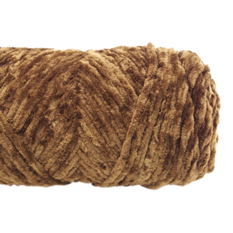 Fil Chenille en velours pour tricot à la main, fil de Crochet en fausse laine, moyen et épais, bricolage, écharpe artisanale, pull, fournitures de tricot