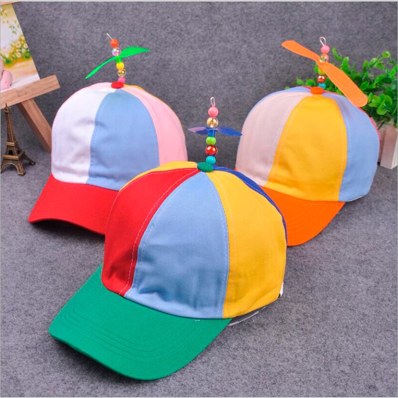 Sjov voksen propel baseball kasketter farverige patchwork mærke hat propel bambus guldsmede børn drenge piger snapback