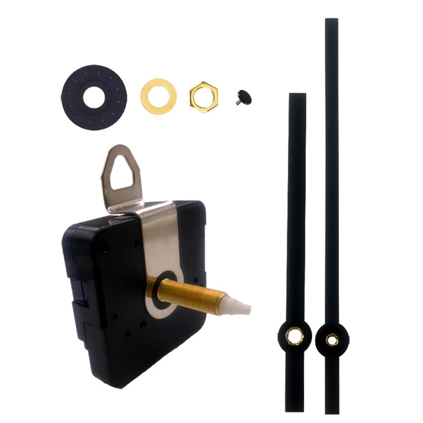 Eje largo de 31mm mecanismo de movimiento para reloj de cuarzo, bricolaje, reloj de pared, movimiento, Kit de herramientas de reparación, accesorios