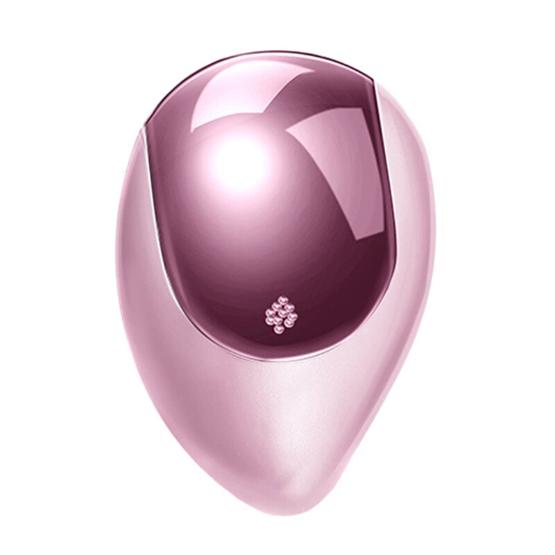 1 stücke Magie Tragbare Elektrische ionisch Haarbürsten Elektrische Massage Kämme Mini Ionen Vibration Haar Pinsel Kopf Massagegerät Haar Salon: Rosa